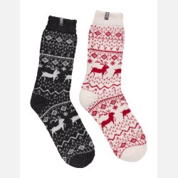 Uld strmper med julemotiv