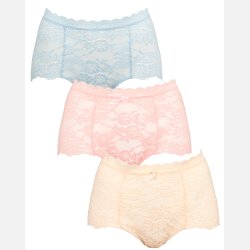 Missya 3-paks blonde trusser