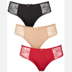 3-pak blonde tai trusser