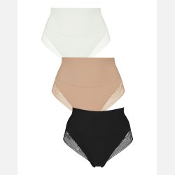 Missya - 3-paks let stram ind string trusser