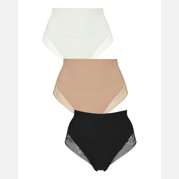 Missya - 3-paks let stram ind string trusser