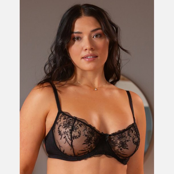 Blonde BH let gennemsigtig