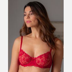 Blonde BH let gennemsigtig