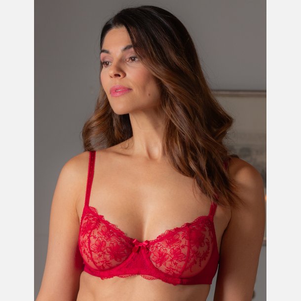 Blonde BH let gennemsigtig