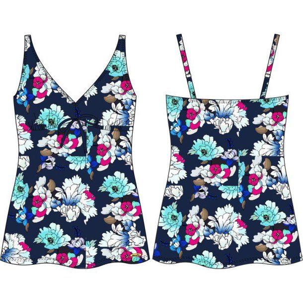 Tankini med blomster