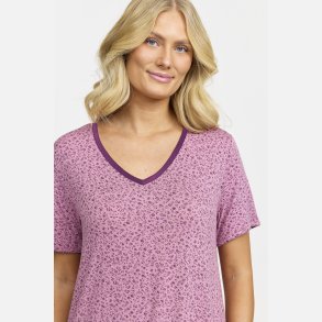 Bamboo natkjole med korte rmer