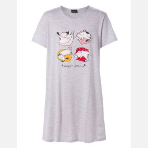 Natkjole med kort �rme