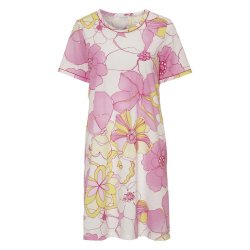 Natkjole med blomster